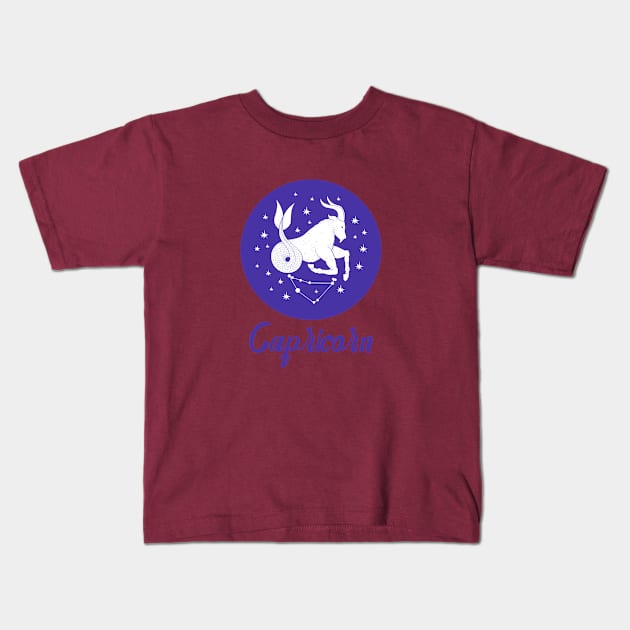 CAPRICORN Kids T-Shirt by Minimo Creation